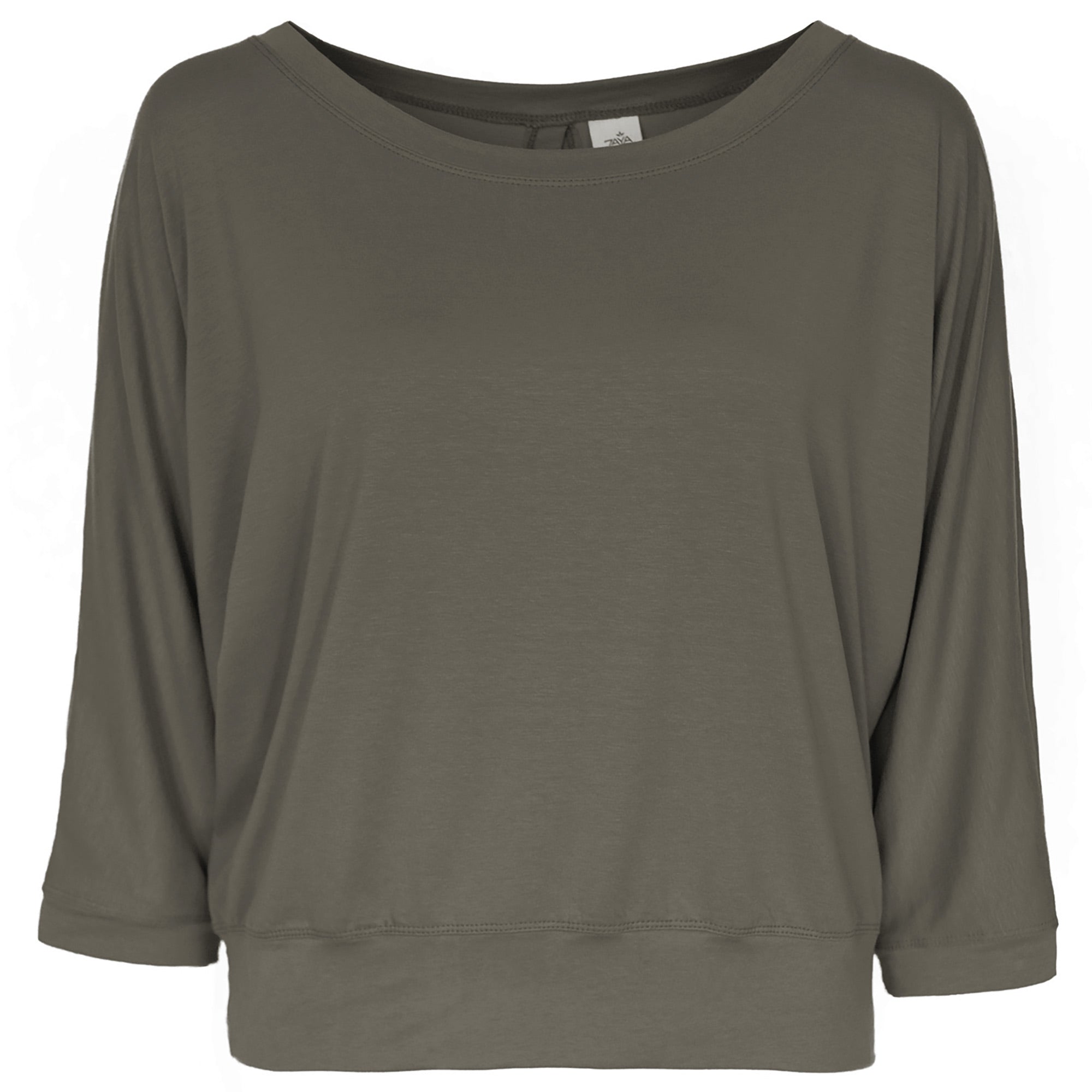 Yoga shirt 3/4 Frida olive - Onesize