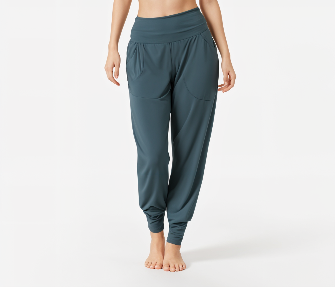 Yoga-Harempants "rheia" - pine green
