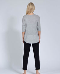 Yoga Shirt Sara - grey - YOGISHOP