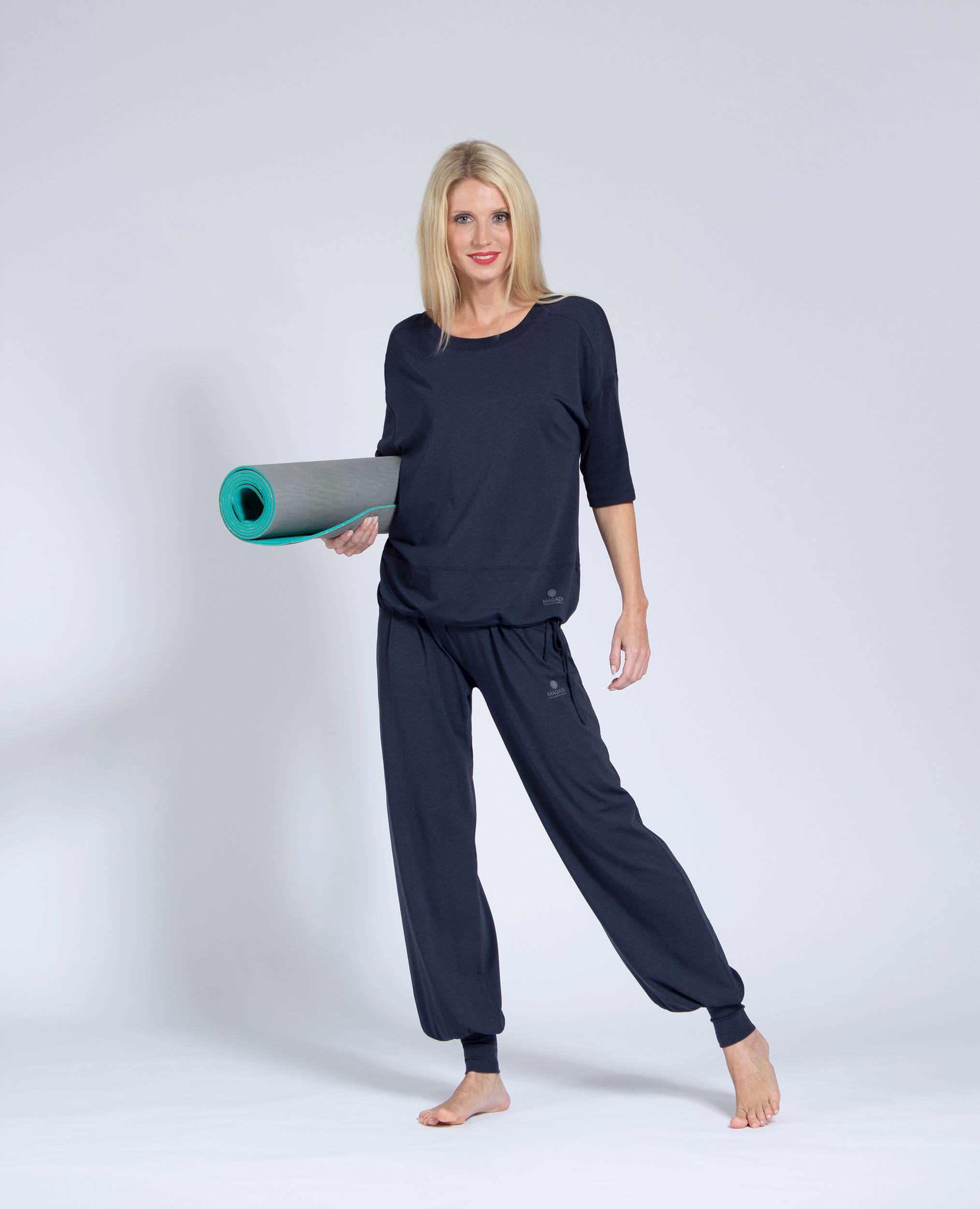 Yoga-Shirt Sara - navy - YOGISHOP