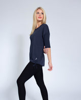 Yoga-Shirt Sara - navy - YOGISHOP