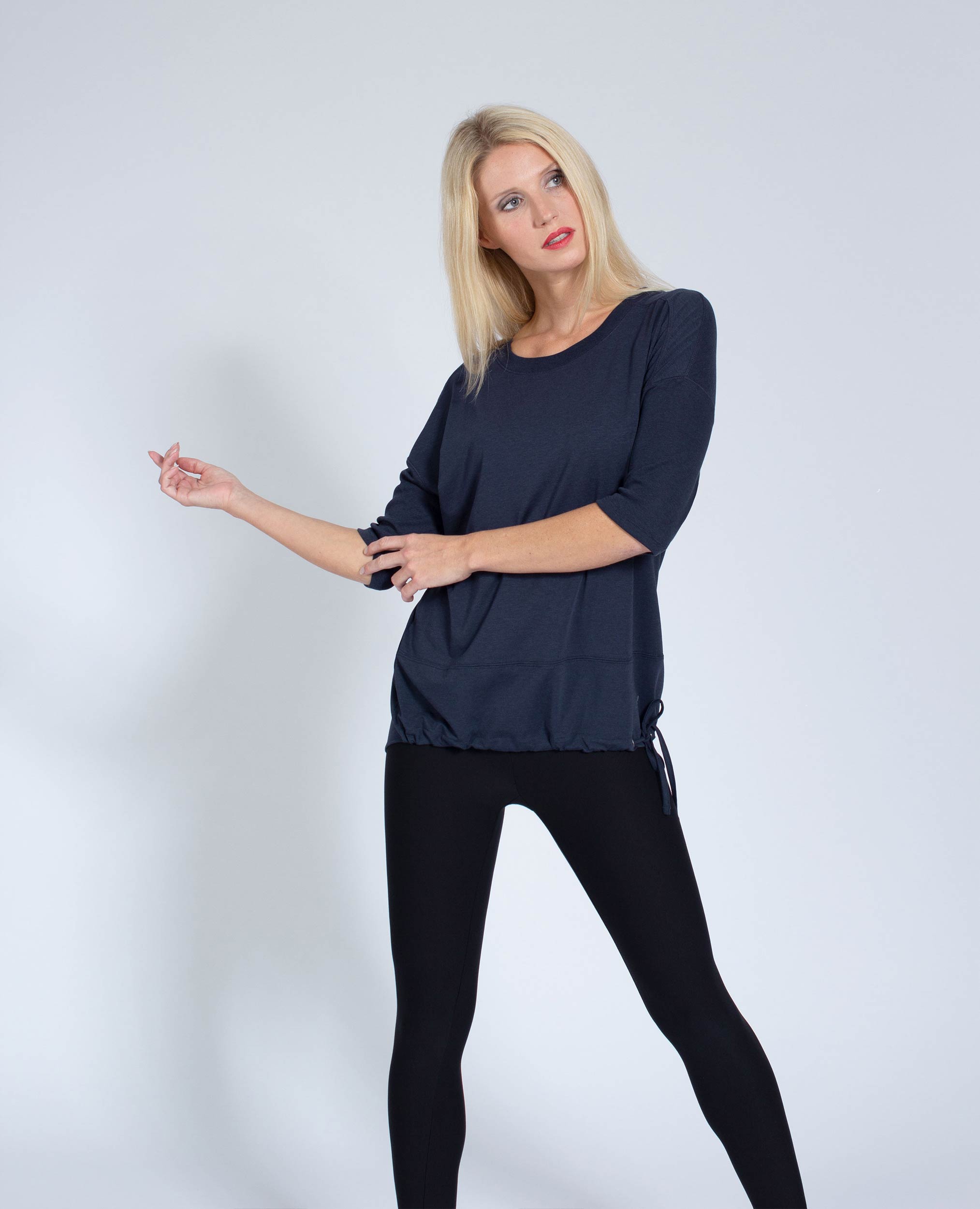 Yoga-Shirt Sara - navy - YOGISHOP