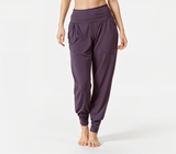 Yoga-Harempants "rheia" - velvet plum