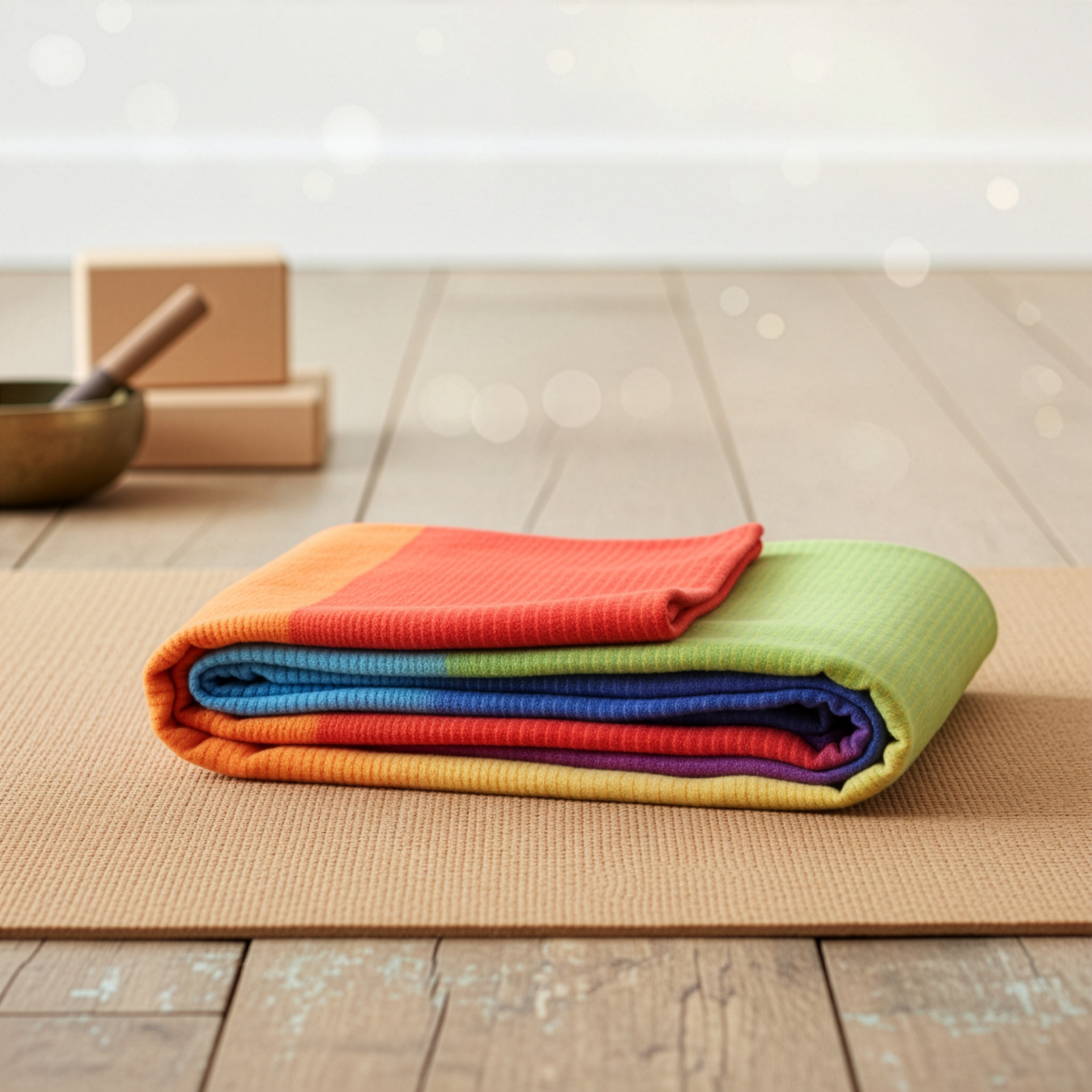 Baumwolldecke Chakra - bunt - YOGISHOP