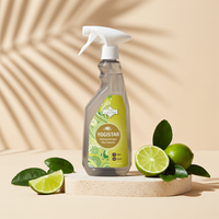 Organic yoga mat cleaner - fresh green lime - 500 ml