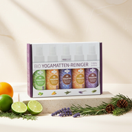 Organic yoga mat cleaner 5 x 50 ml in a box