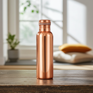 Kupferflasche glänzend, 0,9 l - YOGISTAR