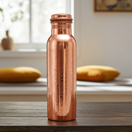 Koperen fles glowy vintage, 0,9 l