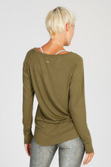 Cosy Longsleeve - Olive - YOGISHOP