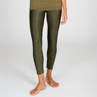 Yoga-Leggings Lux - snake olive