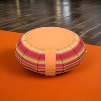 Meditationspude - rund - elements - økologisk bomuld