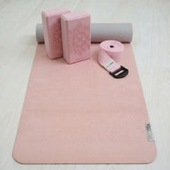 Yoga-Set Pro Edition - velvet rose (Yogamatte + 2 Yogablöcke + 1 Gurt) - YOGISTAR