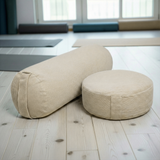 Yoga-Set Velvet (Meditationskissen Cord + Yoga-Bolster Yin Cord) - YOGISHOP