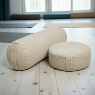 Yoga-Set Velvet (Meditationskissen Cord + Yoga-Bolster Yin Cord) - YOGISHOP