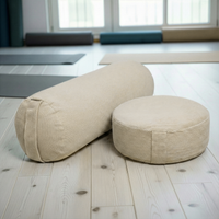 Yoga-Set Velvet (Meditationskissen Cord + Yoga-Bolster Yin Cord) - YOGISHOP
