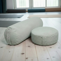 Yoga-Set Velvet (Meditationskissen Cord + Yoga-Bolster Yin Cord) - YOGISHOP