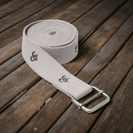 Yogagurt yogibelt® extra - OM - MB 260 cm - grey - YOGISHOP