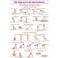 Mit Yoga durch die Wechseljahre - Poster A4