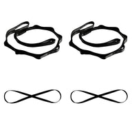 Aerial Yoga-uitrusting (2x ronde slingers 30 cm + 2x daisy chains 80 cm)