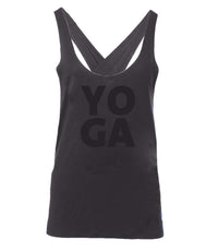 Yoga-Tank-Top "Aja Yoga" - anthracite - YOGISHOP