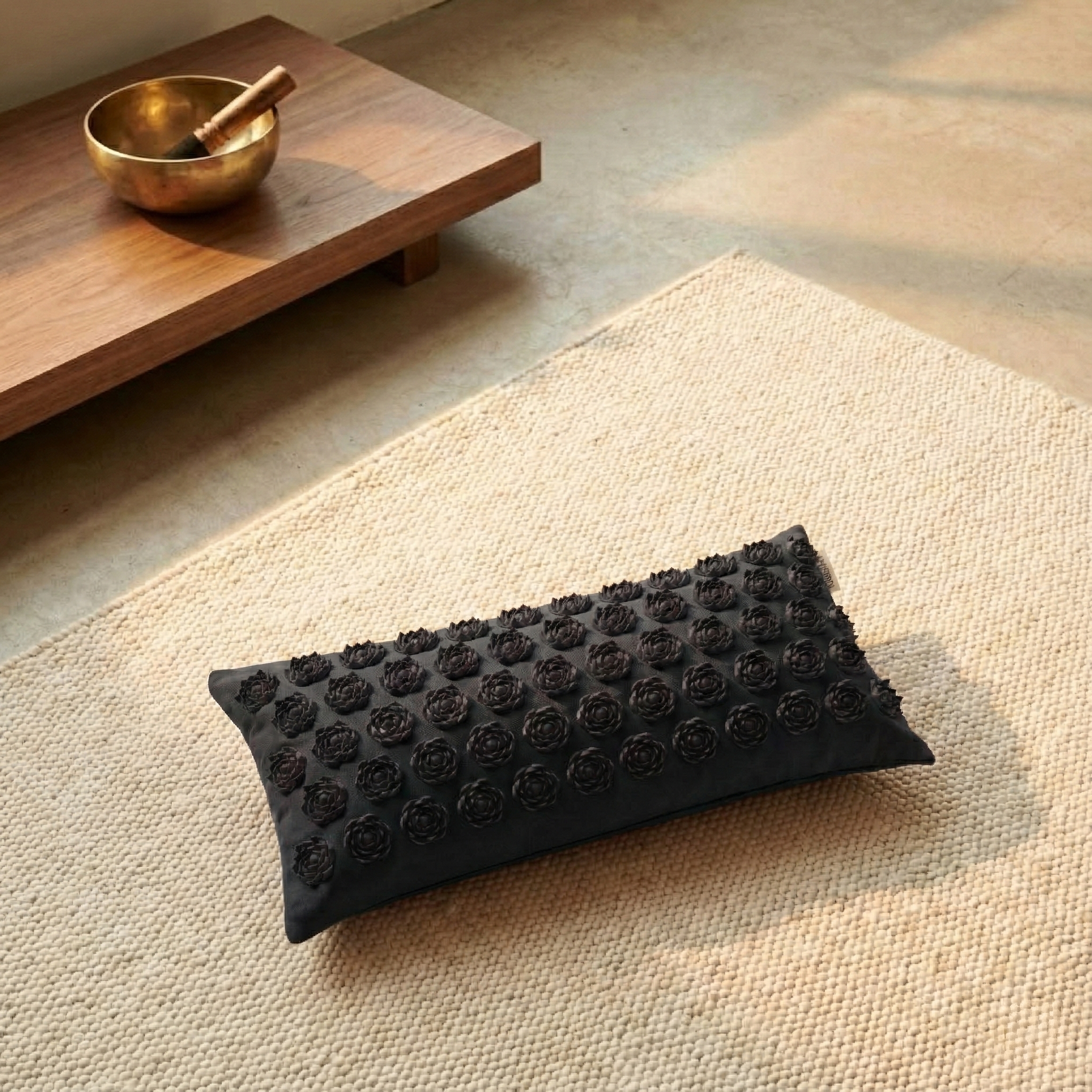 cuscino per agopressione akupress relax lotus - cotone organico