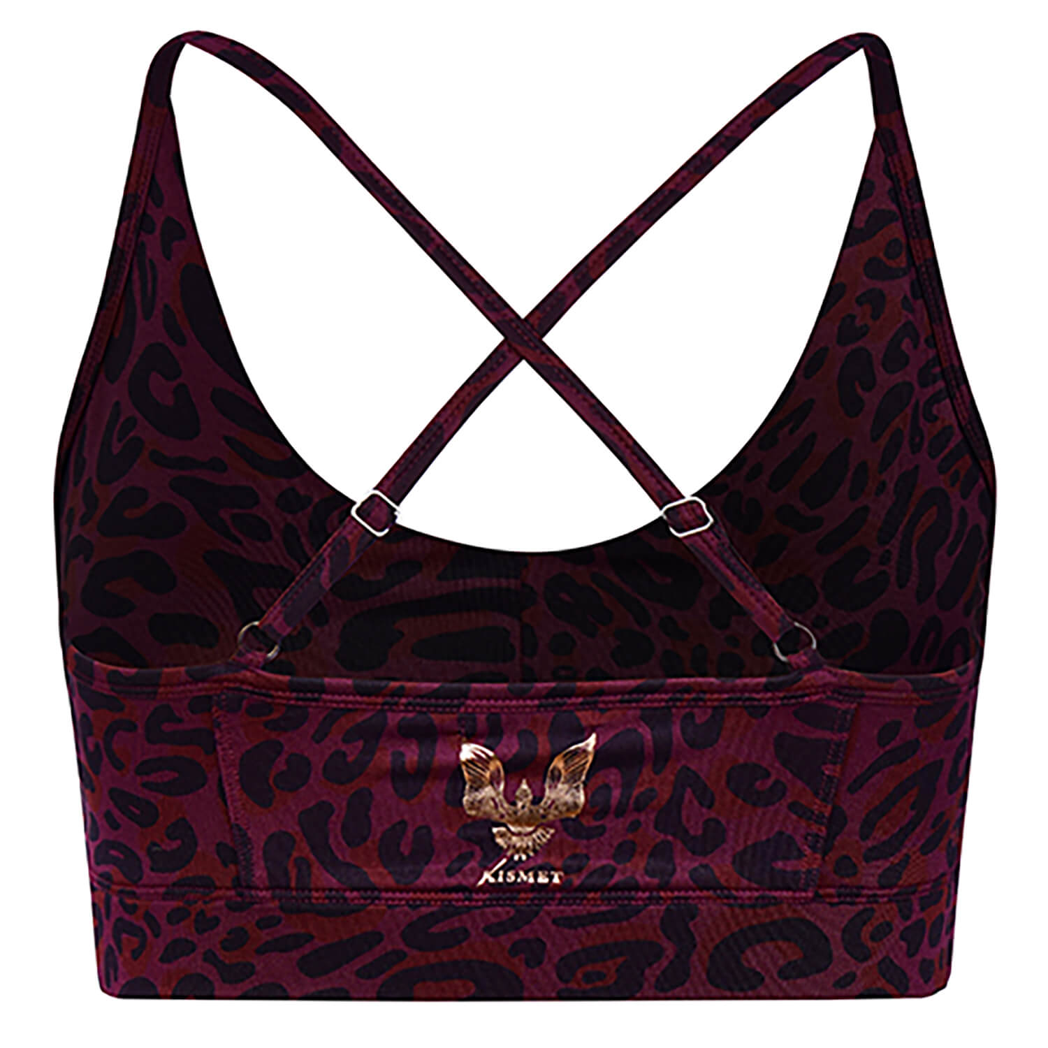 Yoga Bra Amba leo - ruby - YOGISHOP