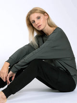 Sweater Anna - khaki - YOGISHOP