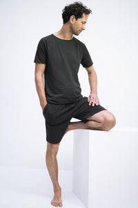 Arjuna Tee - anthracite - YOGISHOP