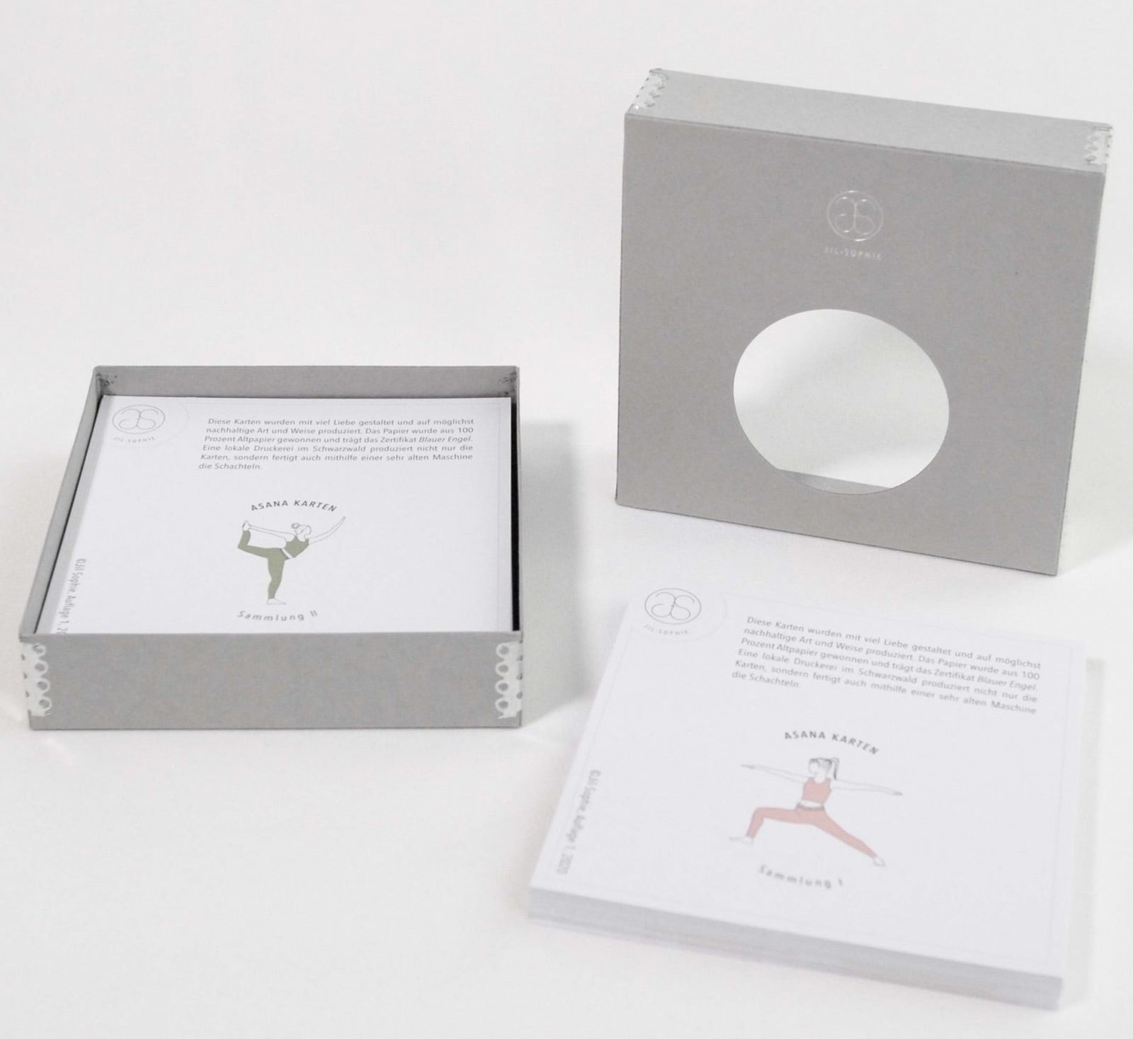 Asanakarten Sammlung 1 und 2 mit Box - YOGISHOP