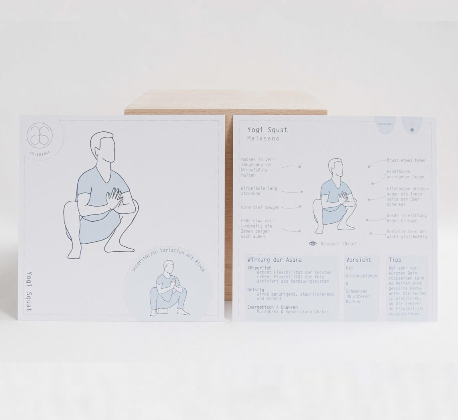 Asanakarten Sammlung 2 mit Box - YOGISHOP