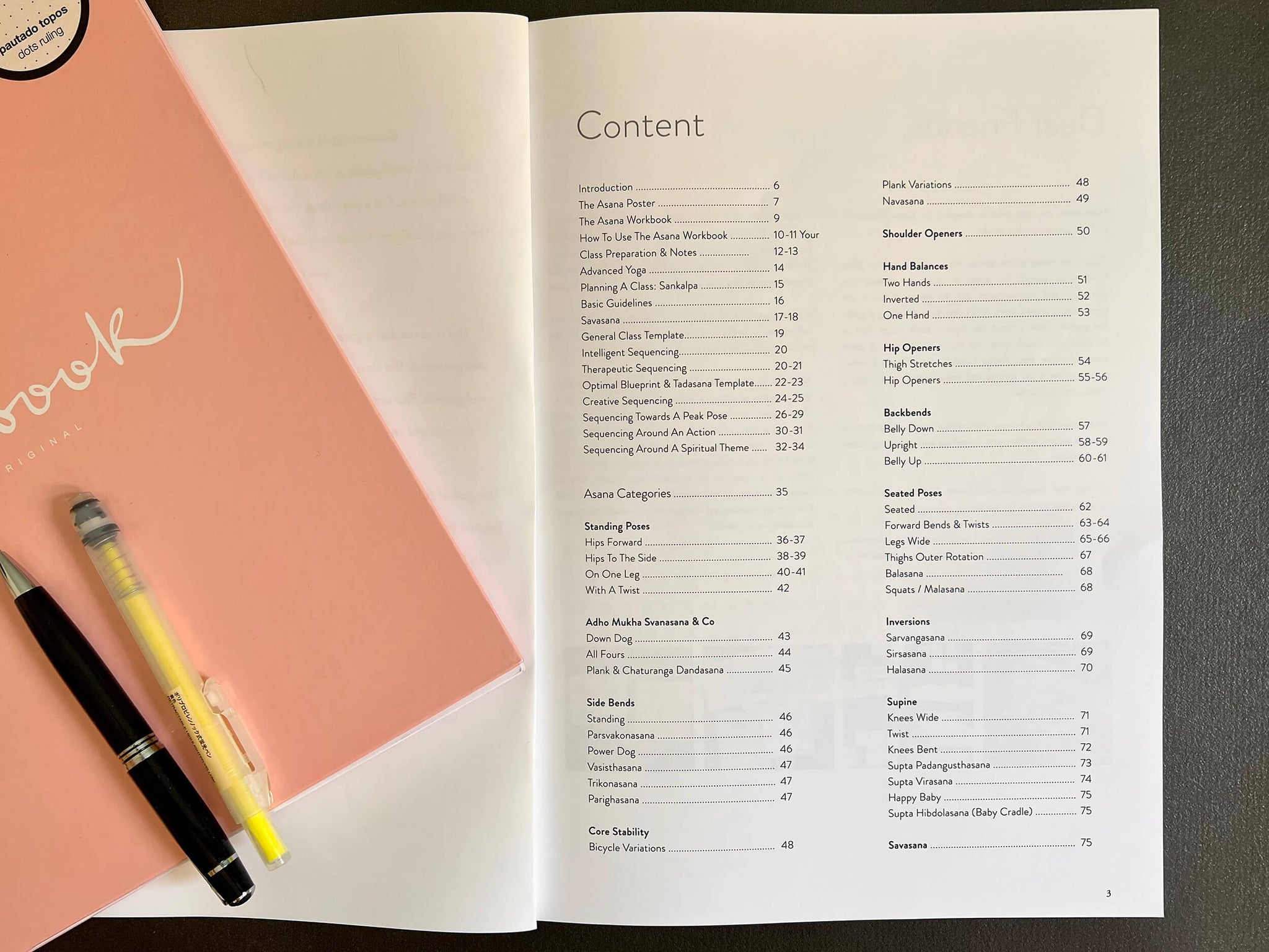 Asana Workbook von Barbra Noh - YOGISHOP
