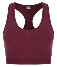 Yoga-Bra "Balance" - claret - YOGISHOP