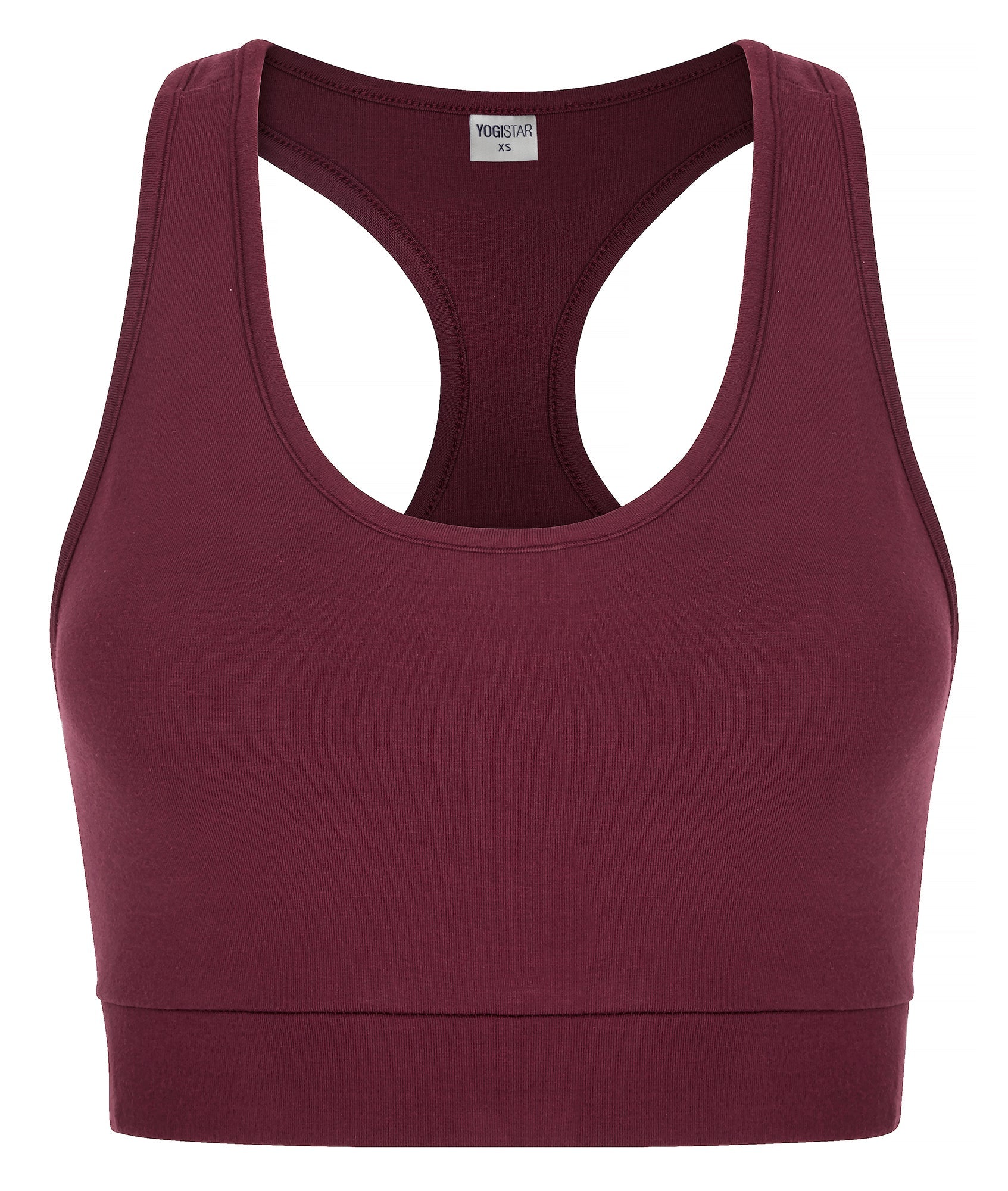 Yoga-Bra "Balance" - claret - YOGISHOP