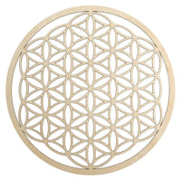 Blume des Lebens Wandschmuck aus Holz - YOGISHOP