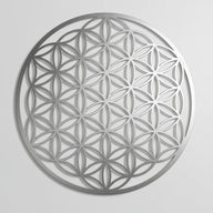 Blume des Lebens Wandschmuck aus Edelstahl - YOGISHOP