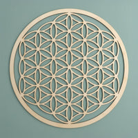 Blume des Lebens Wandschmuck aus Holz - YOGISHOP