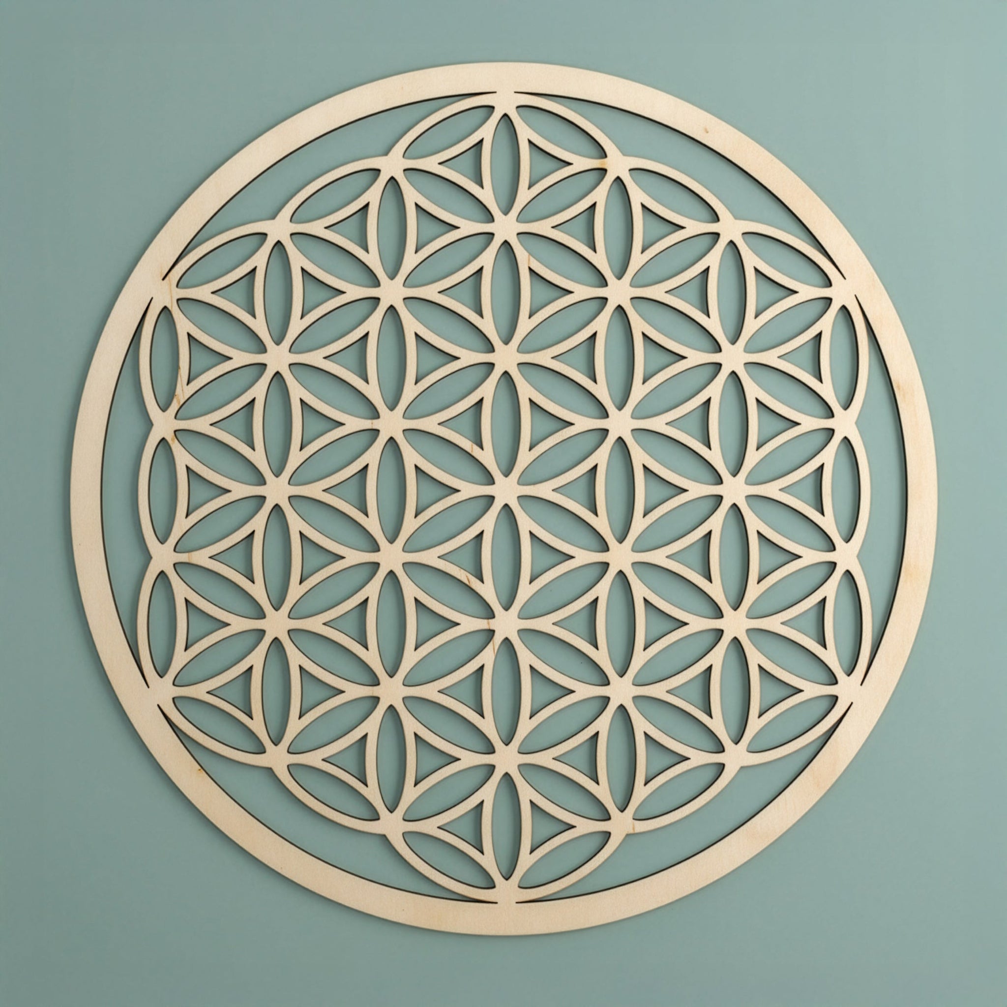 Blume des Lebens Wandschmuck aus Holz - YOGISHOP