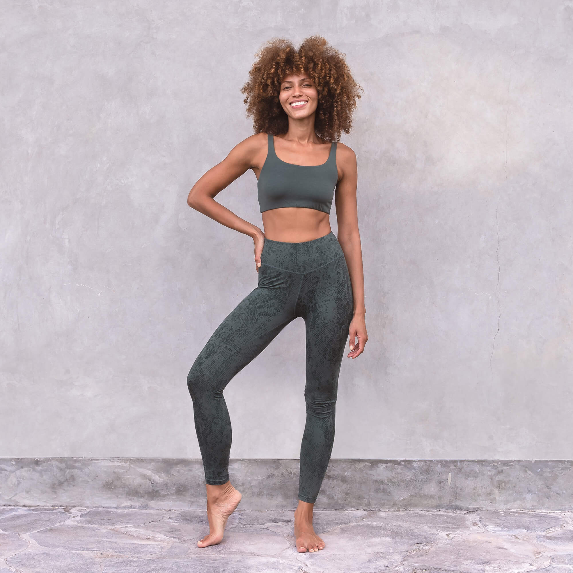 Yoga-Bra Carmen - forest - YOGISHOP