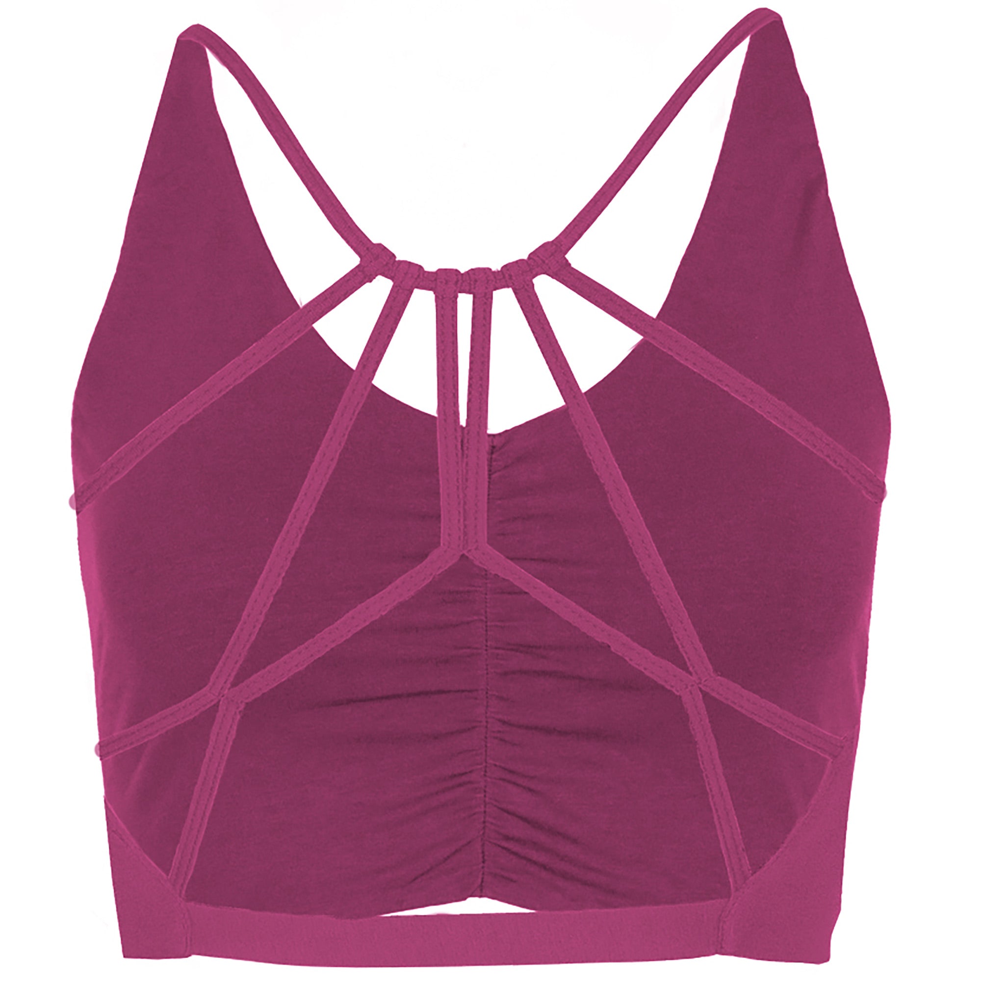 Yoga-Bra Carolina - berry - YOGISHOP