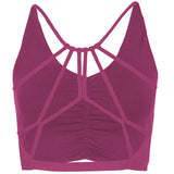 Yoga-Bra Carolina - berry - YOGISHOP