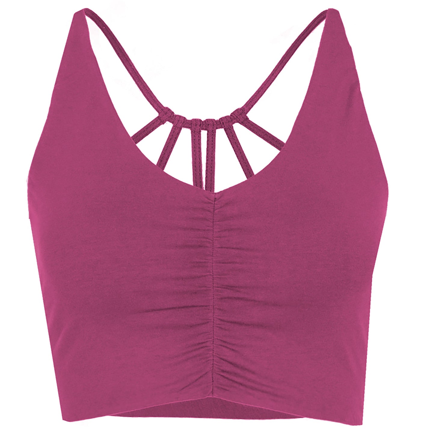 Yoga-Bra Carolina - berry - YOGISHOP