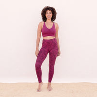 Yoga-Bra Carolina - berry - YOGISHOP