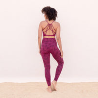 Yoga-Leggings Tosca - tencel berry - YOGISHOP
