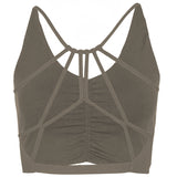 Yoga-Bra Carolina - olive - YOGISHOP