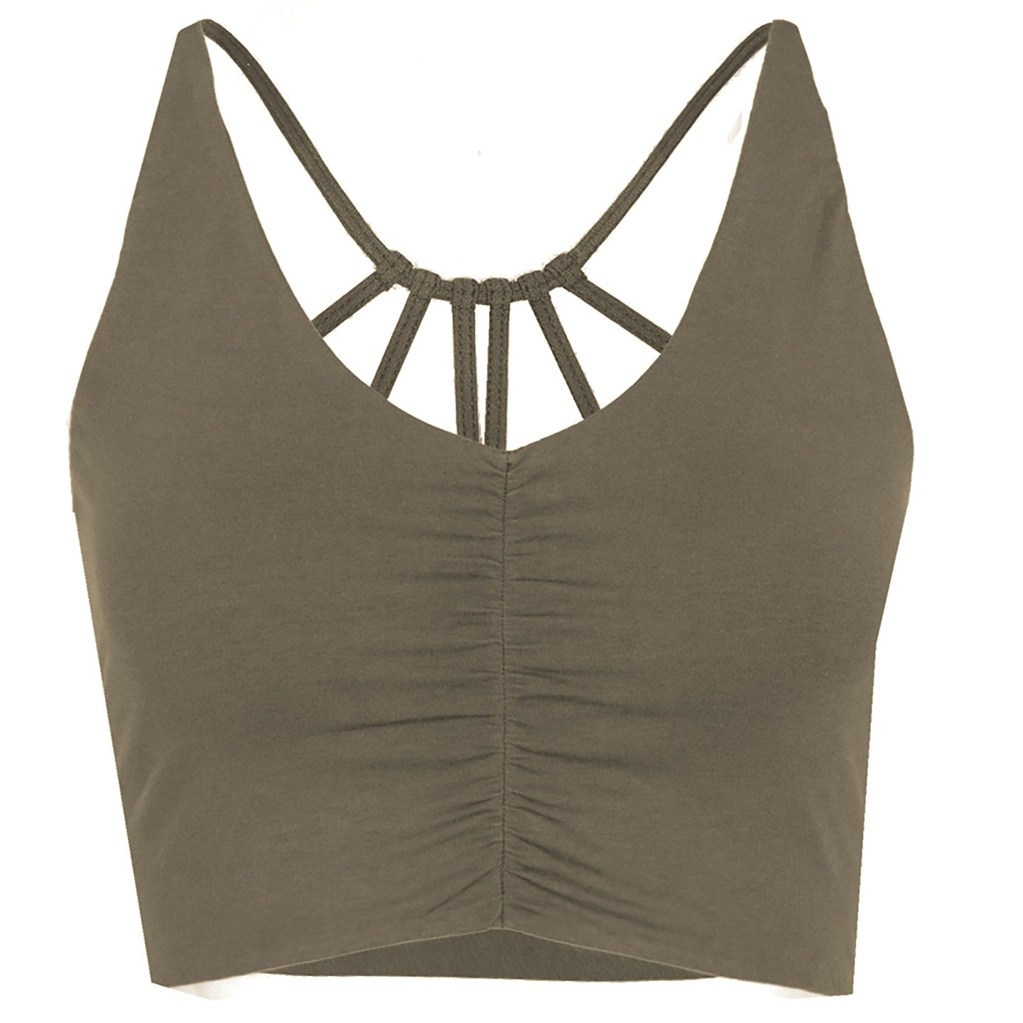 Yoga-Bra Carolina - olive - YOGISHOP