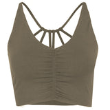 Yoga-Bra Carolina - olive - YOGISHOP