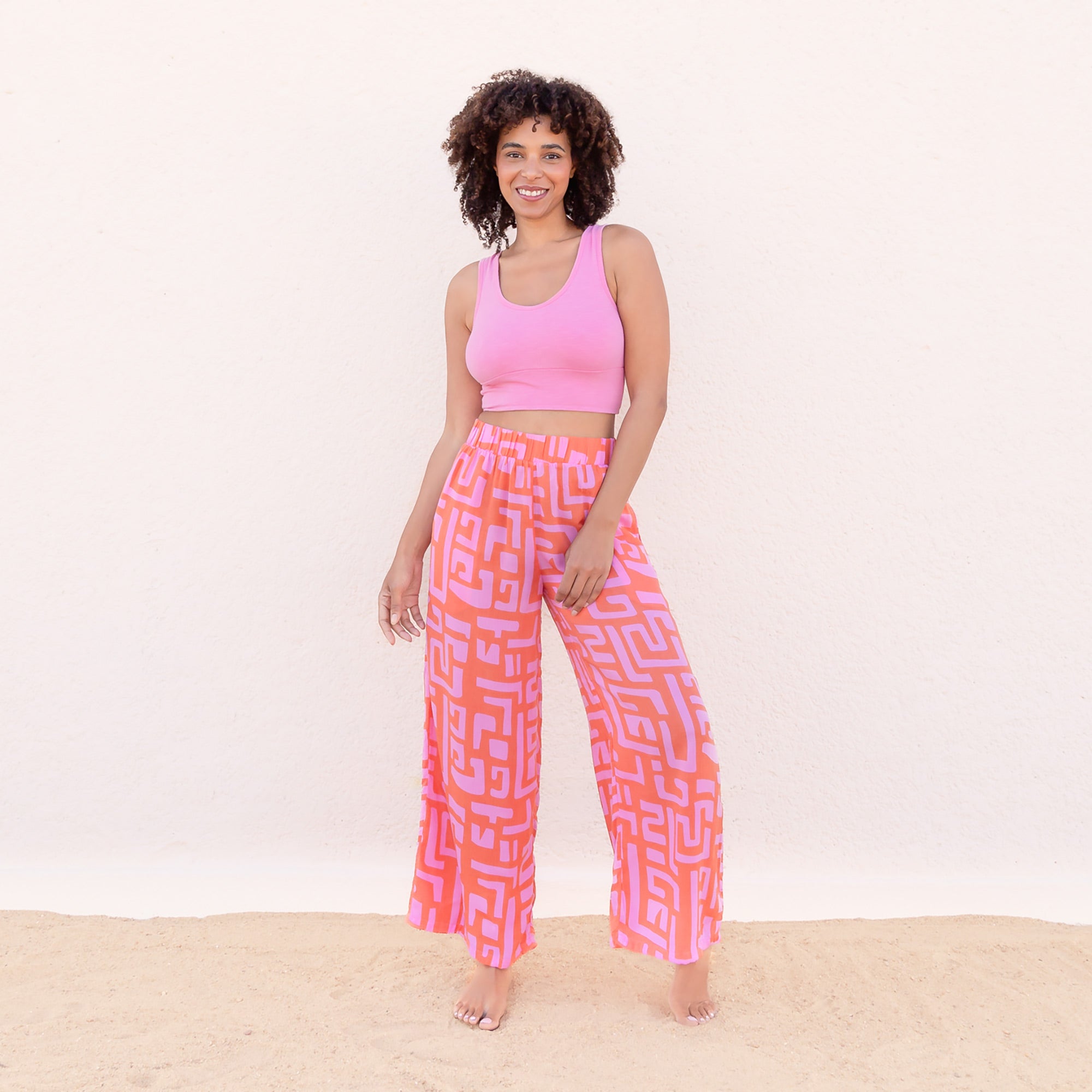 Reggiseno yoga Surya - pink