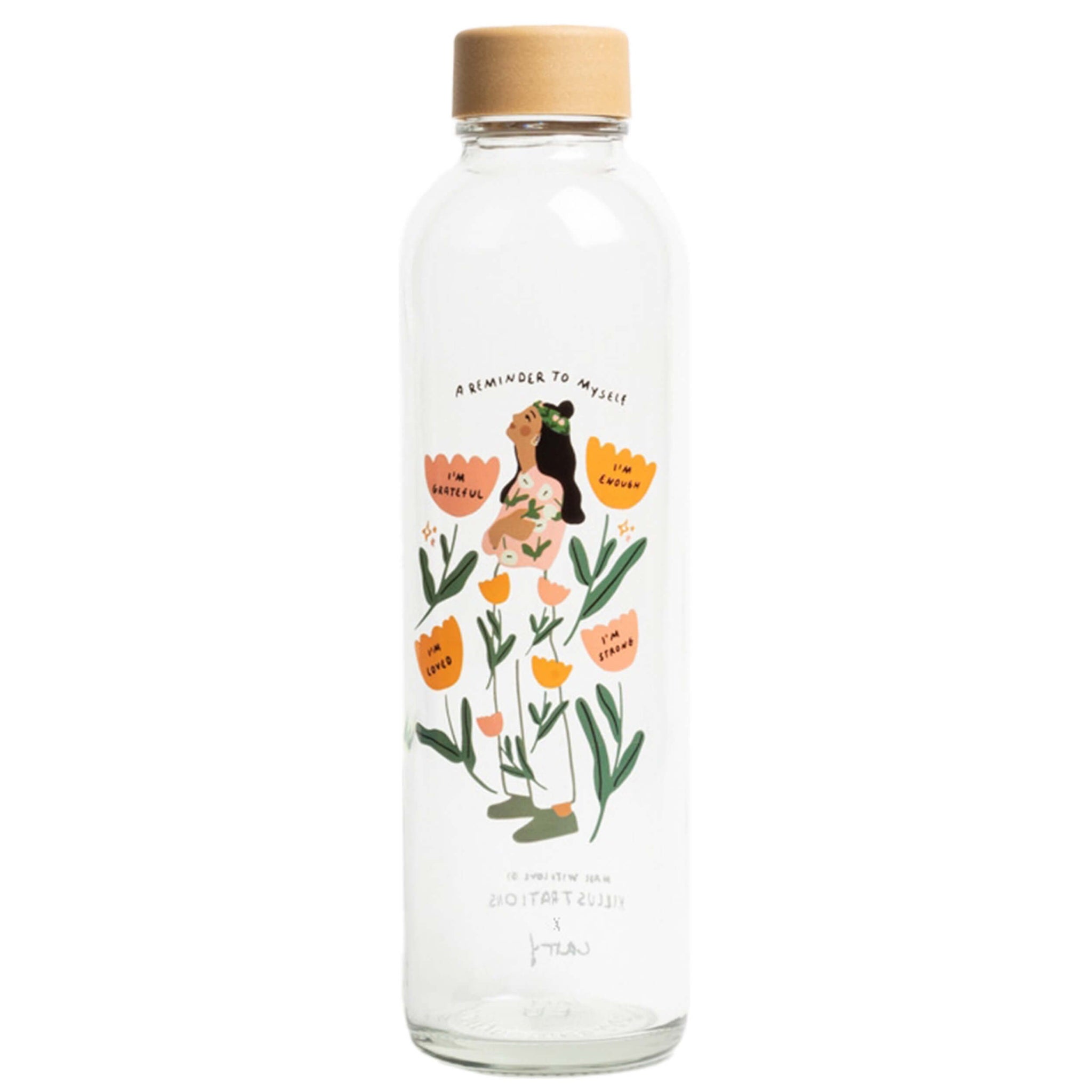 Carry-Bottle - REMINDER TO MYSELF 0,7 l - YOGISHOP