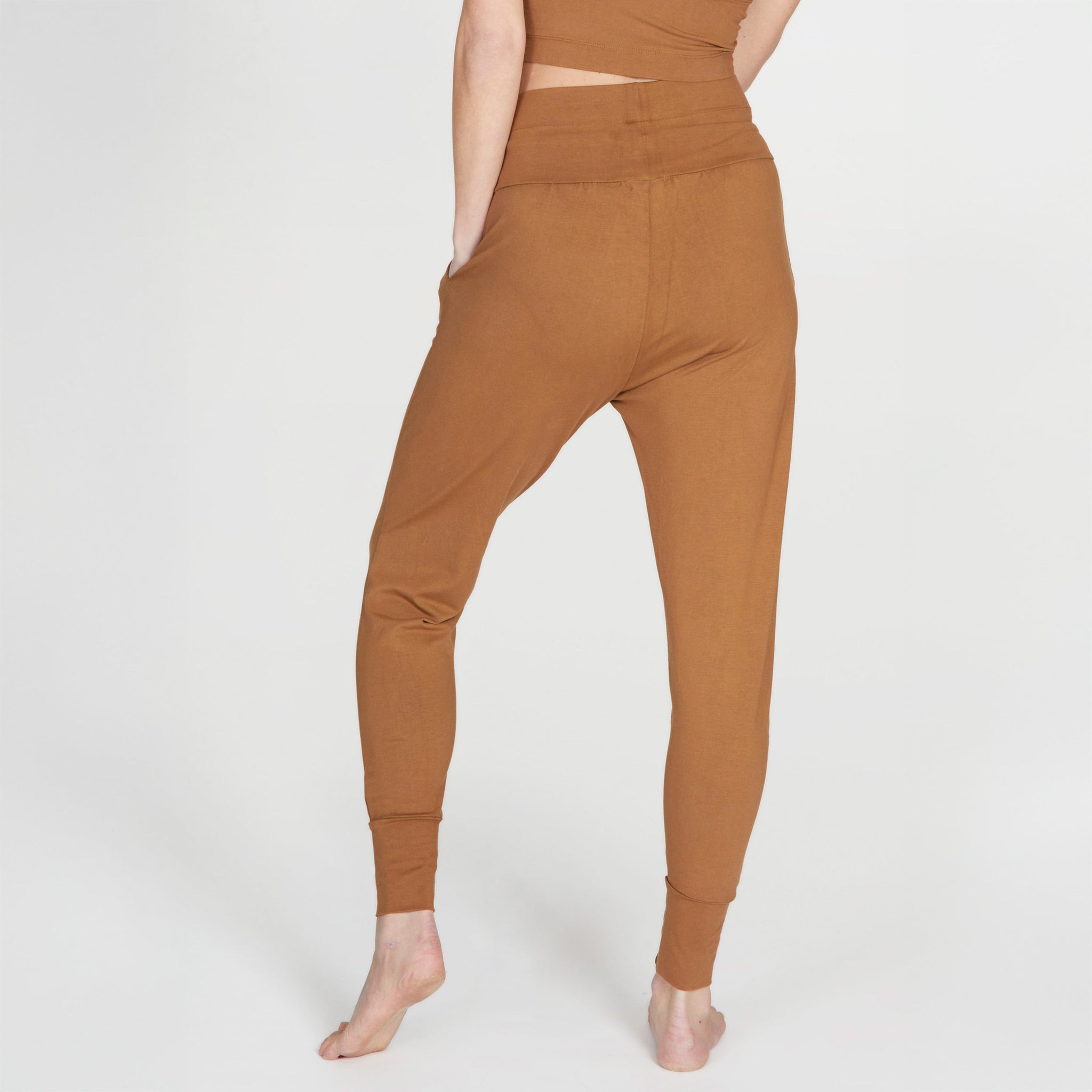 Yoga-Pants Cosy - maroon