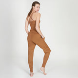 Yoga-Pants Cosy - maroon